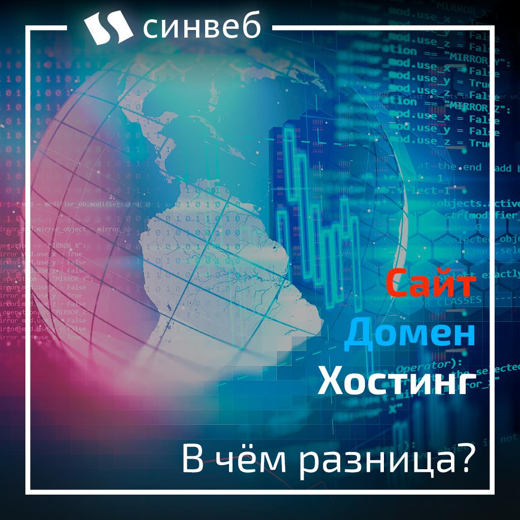 Сайт, домен и хостинг: в чём разница?